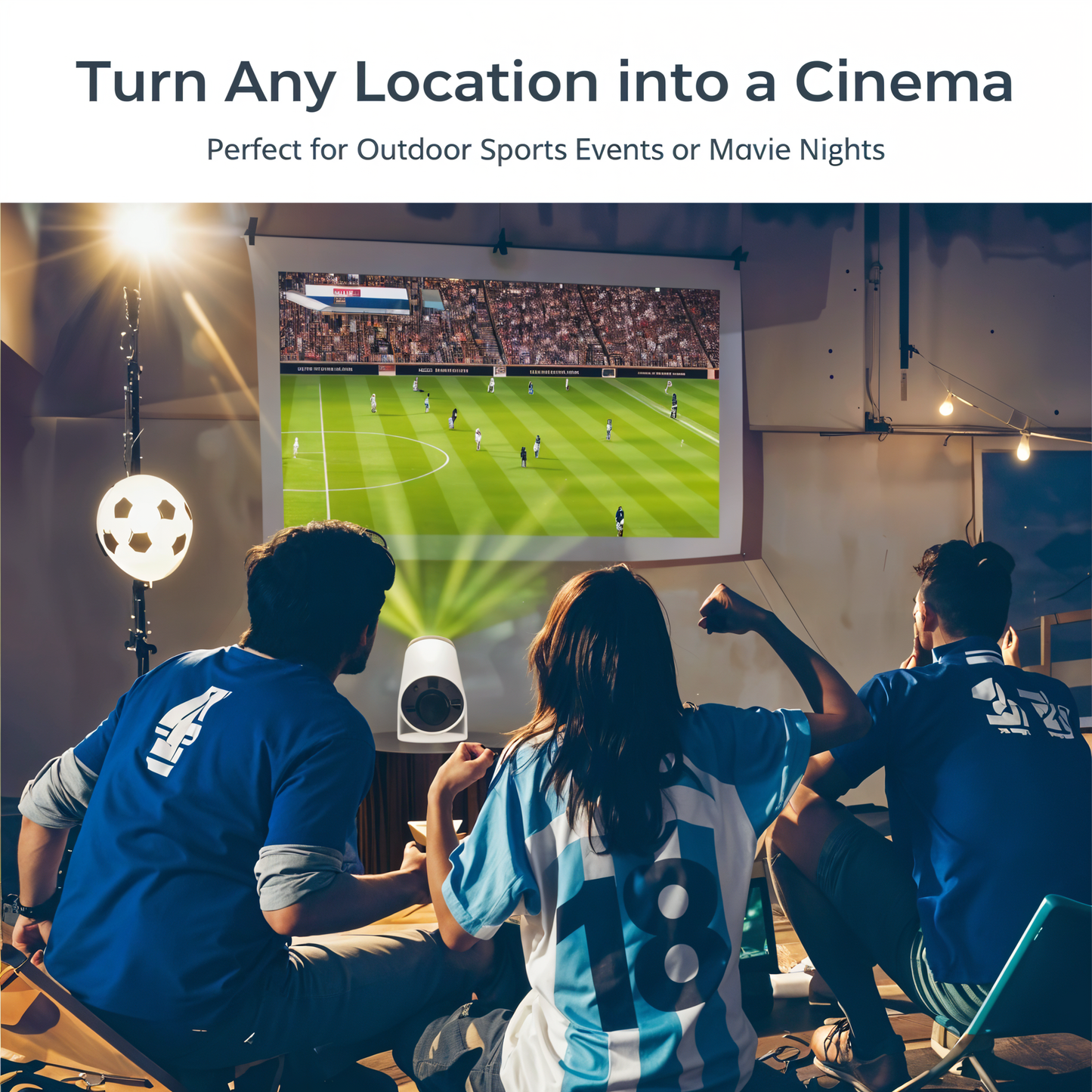 RensynPro™ - Smart Projector Portable Full HD