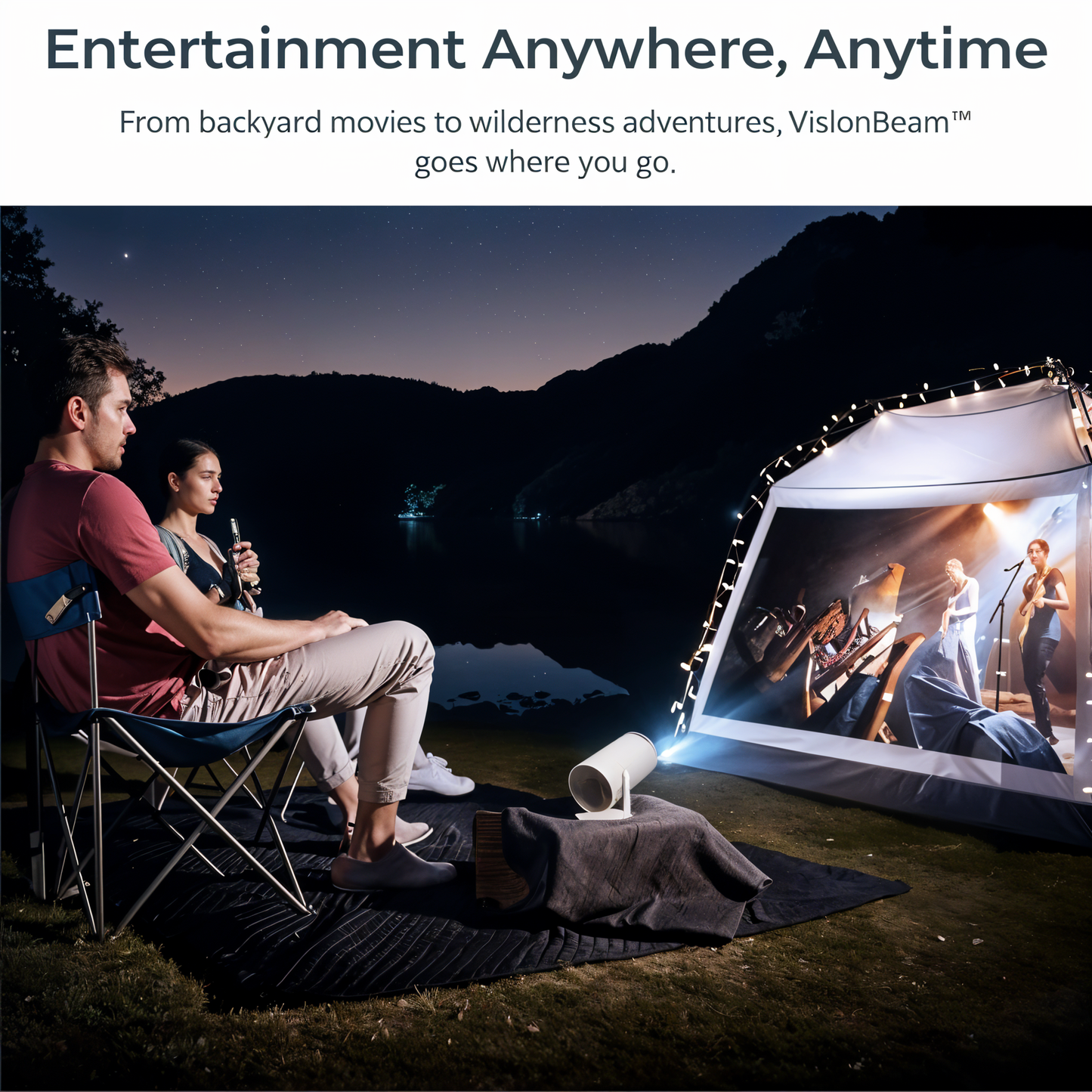 RensynPro™ - Smart Projector Portable Full HD